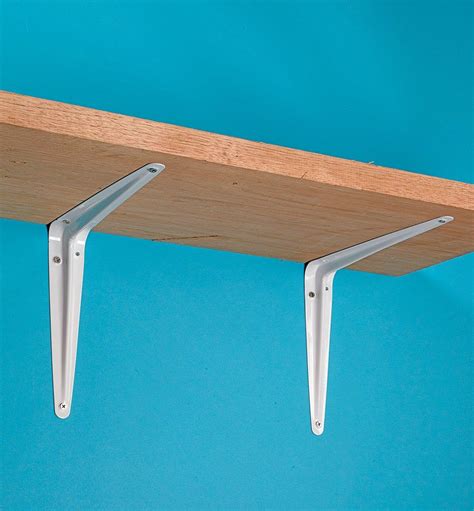 best screw metal bracket wood shelf|how to mount shelf brackets.